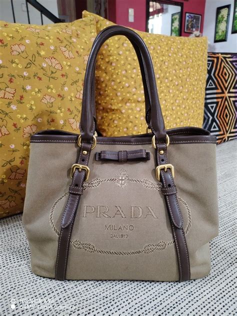 prada bn1841 logo jacquard|PRADA Logo jacquard tote bag BN1841 From Japan .